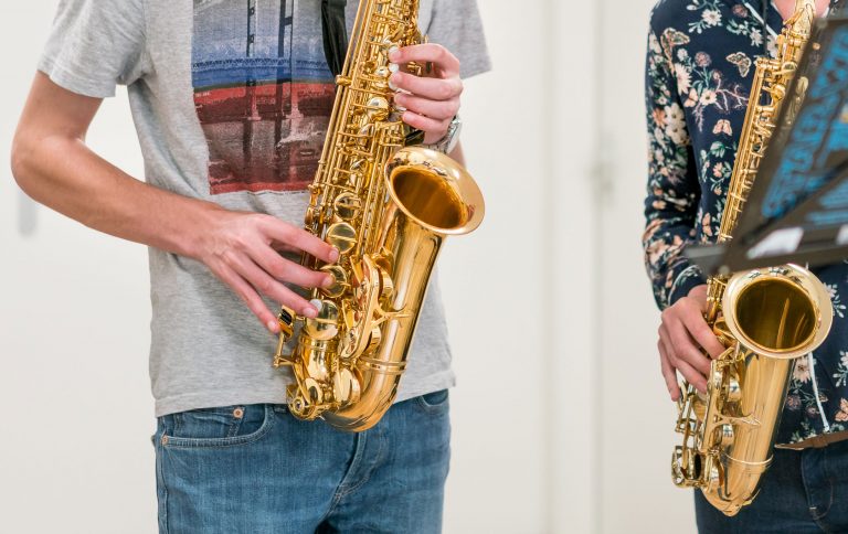 saxofoonles, saxofoon, Muziekschool Krimpen