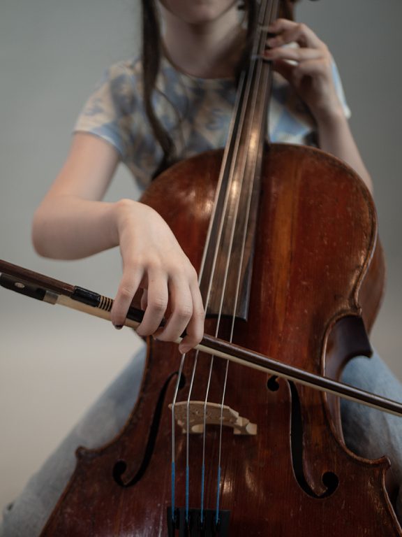 close-up cello
