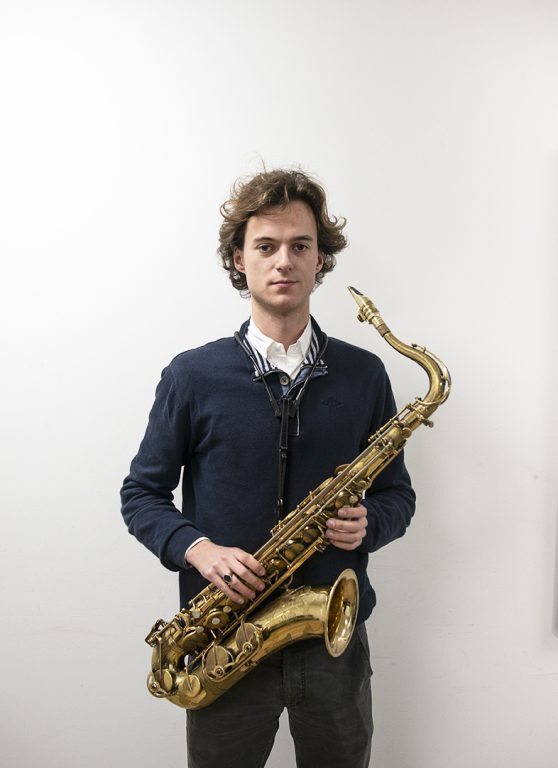 saxofoondocent Patrieck Bonnet, muziekles