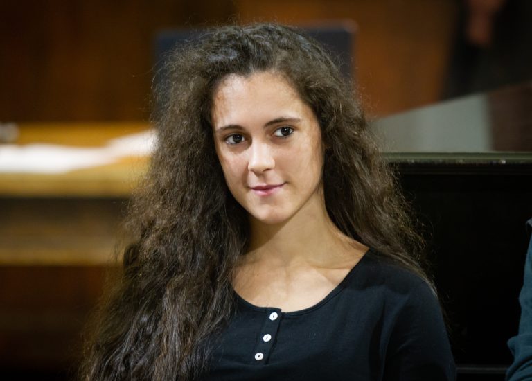 Portret van pianodocente Livia