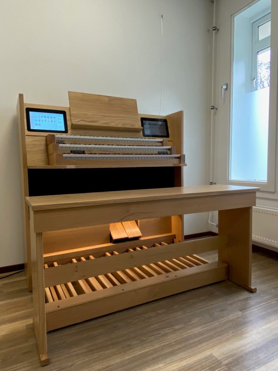 foto van nieuwe orgel Muziekschool